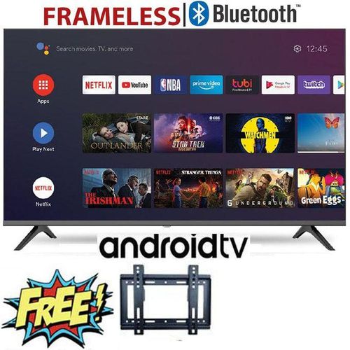 Vitron HTC3200S,32"Inch Bluetooth Enabled Frameless Smart Android TV Inbuilt Decoder NetflixYoutube Appstore+FREE TVGuard+Bracket